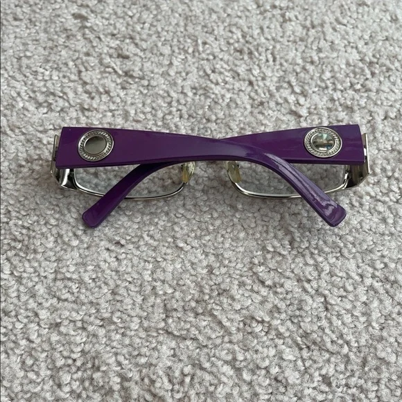 Chic Purple and Gold Women's Glasses - Picture 3 of 7